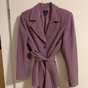 Rafaella Purple Women's Blazer with Belt